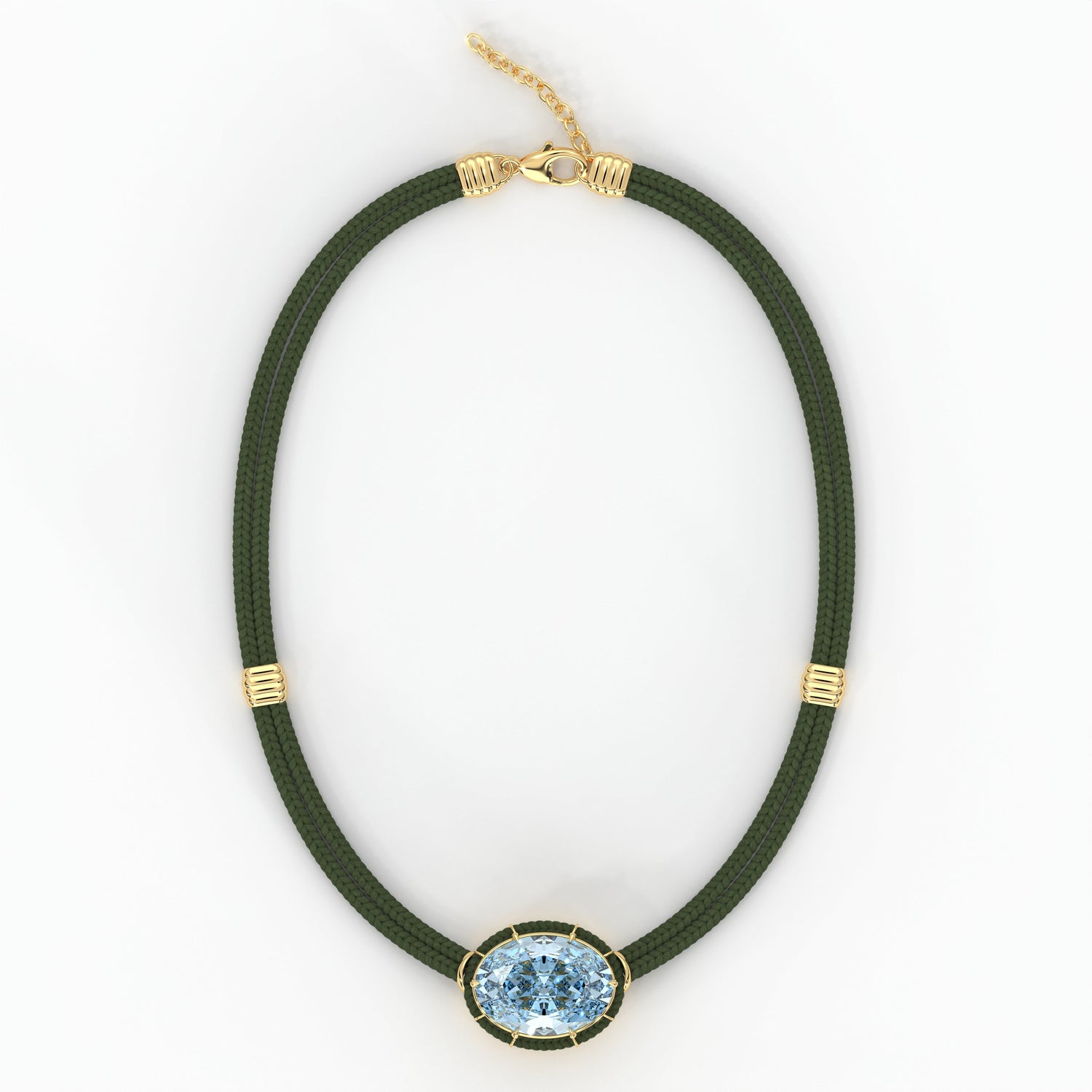 Faceted Cord Pendants