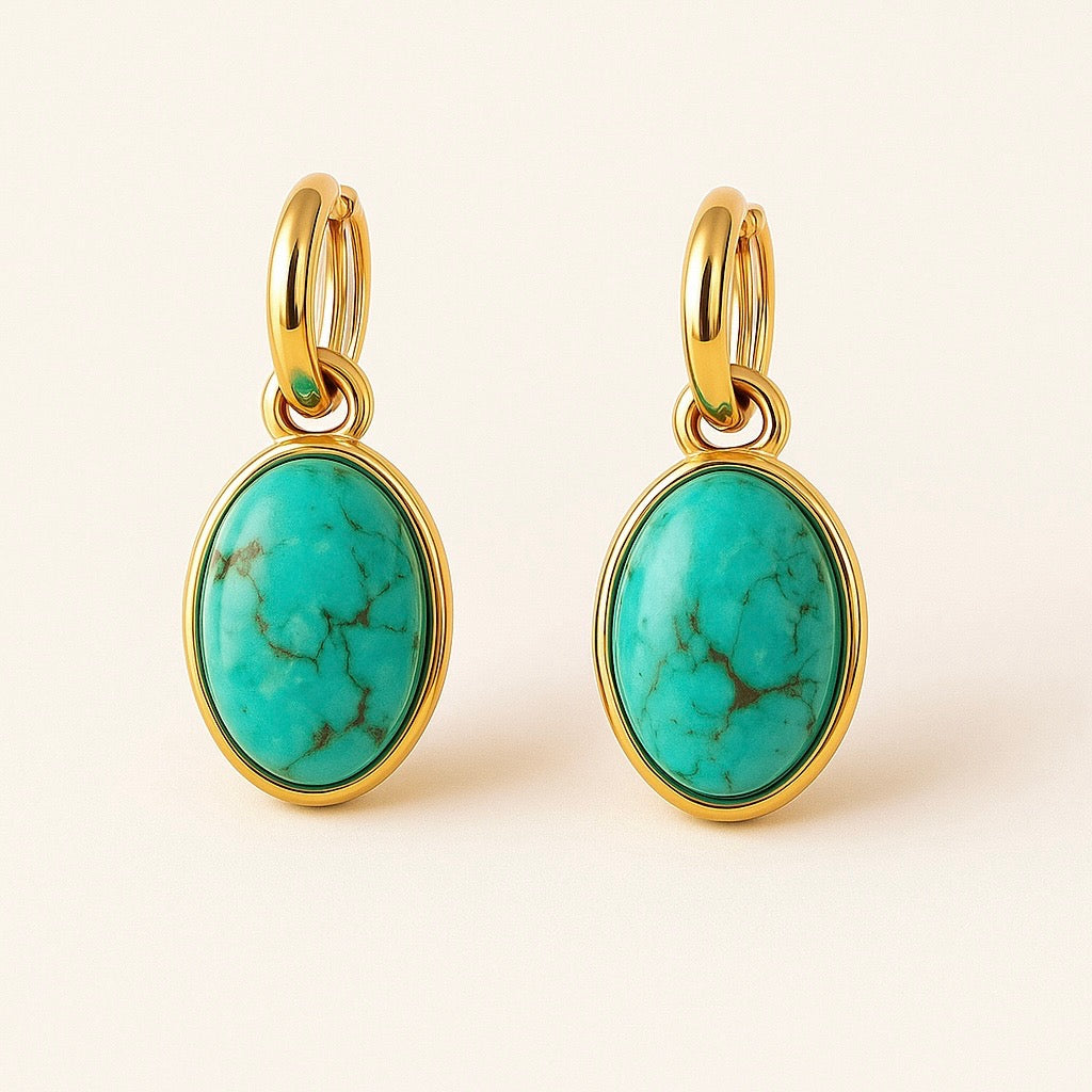 Turquoise Mini Ear Pendants
