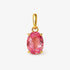 Padparadscha Sapphire Double Flip Pendant
