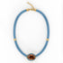 Madeira Citrine Silk Cord Pendant - Light Blue