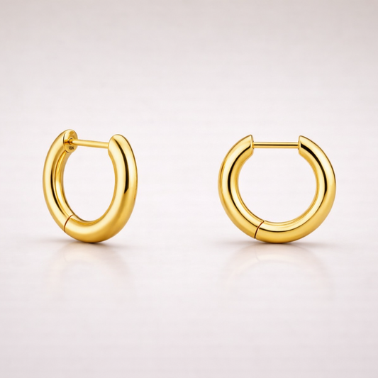 Petite Huggie Ear Hoops