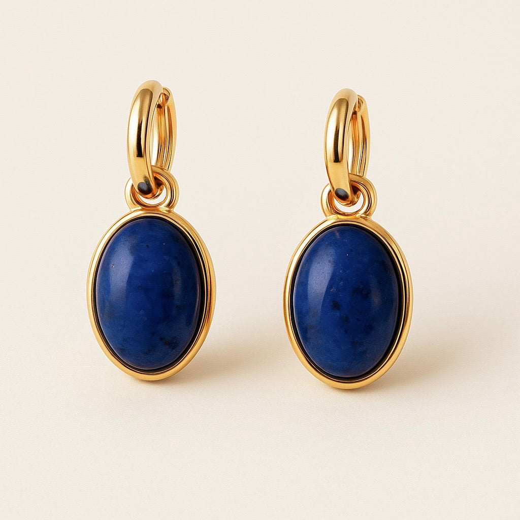 Lapis Lazuli Mini Ear Pendants