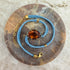 Madeira Citrine Silk Cord Pendant - Light Blue