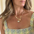 Green Amethyst Double Flip Pendant