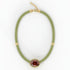 Madeira Citrine Silk Cord Pendant - Lime Green